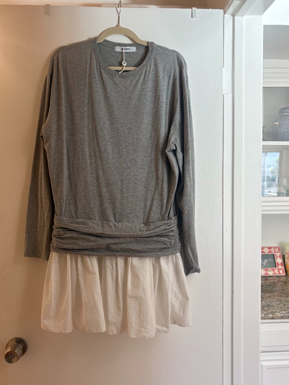 Gimaguas grey mini dress